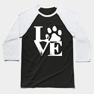 Love Dogs Paw For Heart! Tshirt For Men and Women Baseball T-Shirt